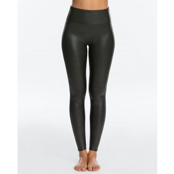 SPANX faux leather legging in black Small NEW $98 - Picture 3 of 6